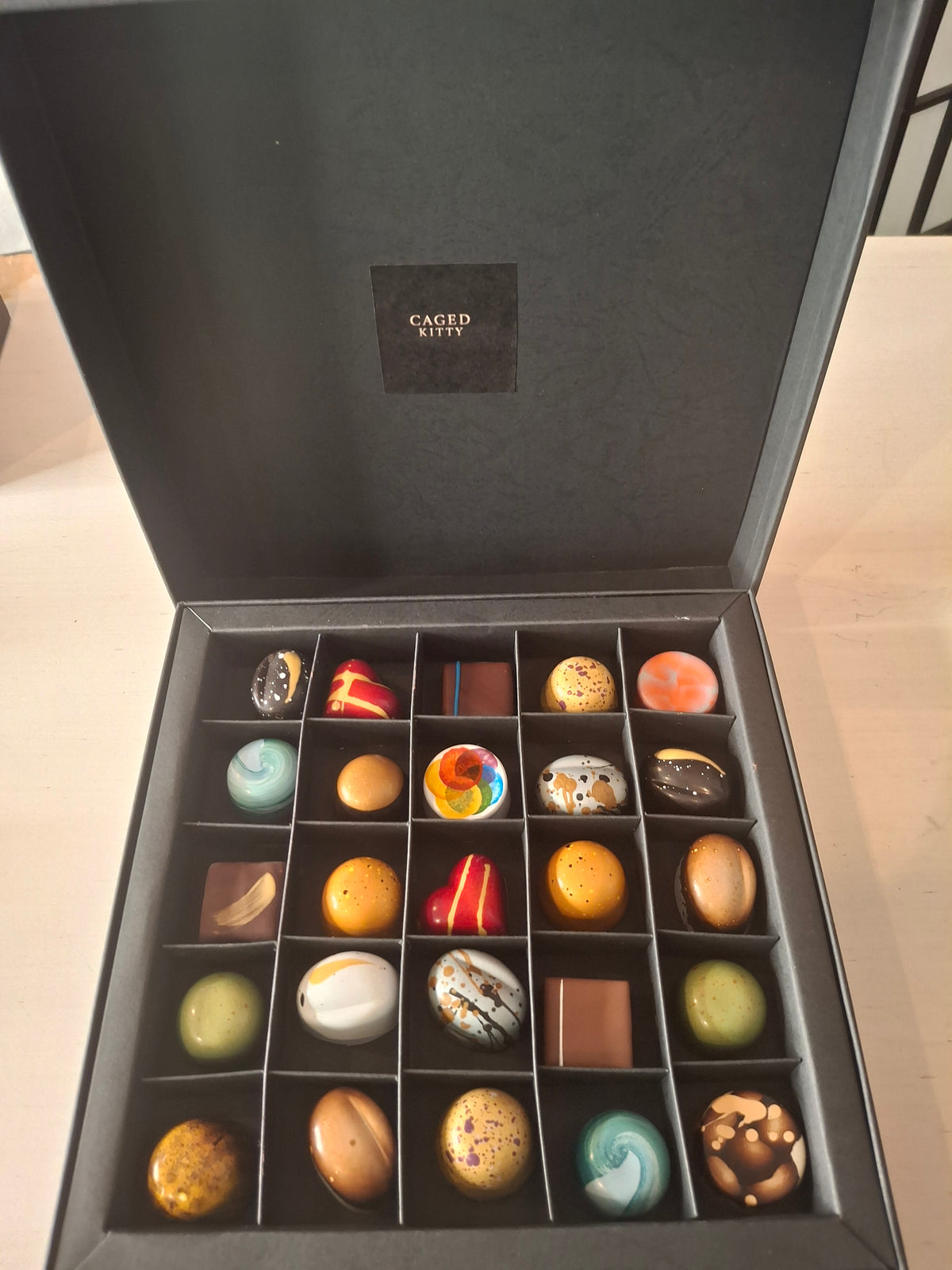 Caged Kitty Luxury Chocolates - 25 Ct.